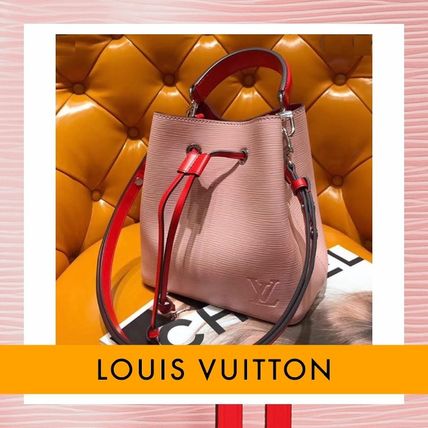 Louis Vuitton NEONOE Casual Style 2WAY Plain Leather Purses Elegant Style M53609 