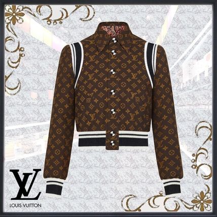 Louis Vuitton 2020 21AW Paisley Monogram Wool Blended Fabrics Logo Down Jackets 1A823C 