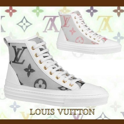 Louis Vuitton 2020 21AW Monogram Plain Toe Casual Style Leather Party Style 1A87DQ 1A87E6 