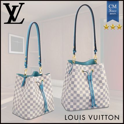 Louis Vuitton NOE 2020 SS Canvas 2WAY Leather Logo Handbags 