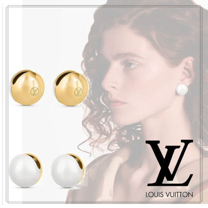 Louis Vuitton 2020 21AW Casual Style Party Style Elegant Style Bridal Earrings 