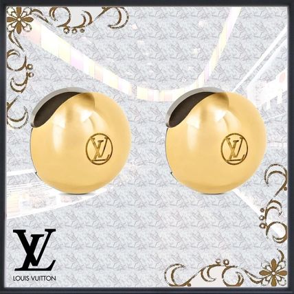 Louis Vuitton 2020 21AW Casual Style Flower Brass Elegant Style Earrings M69658 