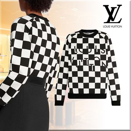 Louis Vuitton 2020 Cruise Unisex Cotton Logo HoodiesSweatshirts