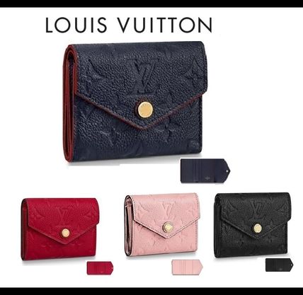 Louis Vuitton MONOGRAM EMPREINTE 2018 19AW Monogram Leather Folding Wallets 