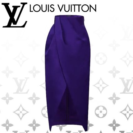 Louis Vuitton 2020 Cruise Long Draped Skirt 1A62C0 