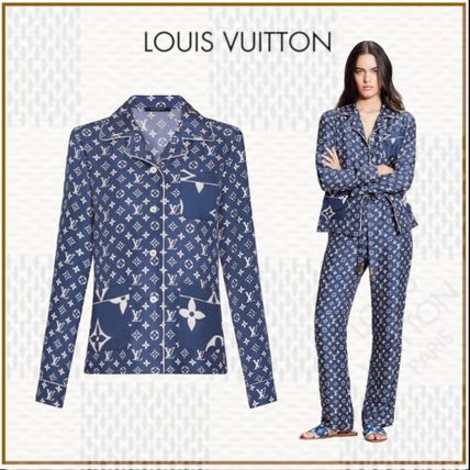 Louis Vuitton MONOGRAM 2020 SS Monogram Unisex Silk Street Style Bi color Logo 