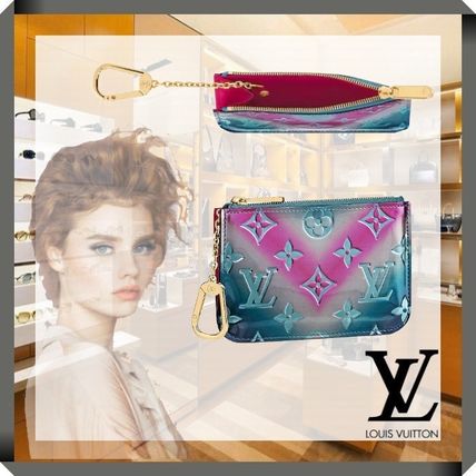 Louis Vuitton MONOGRAM VERNIS 2020 SS Monogram Calfskin Logo Coin Cases M90524 