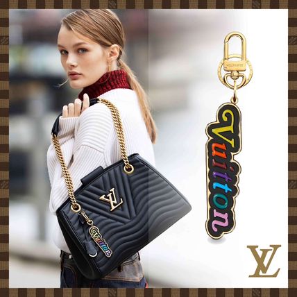 Louis Vuitton 2018 19AW Unisex Street Style Plain Logo Neon Color M63747 