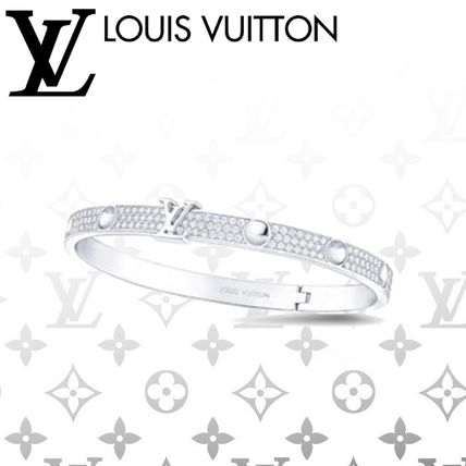 Louis Vuitton 2020 SS Empreinte Bangle White Gold And Diamonds Q95641 