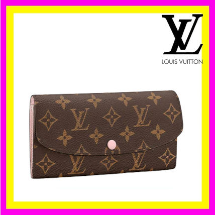 Louis Vuitton Monogram Leather Logo Long Wallets M61289 