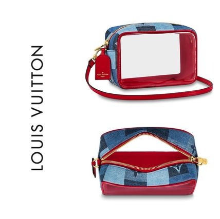 Louis Vuitton 2020 SS Casual Style Denim Blended Fabrics 2WAY Party Style 