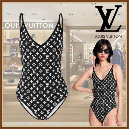 Louis Vuitton MONOGRAM 2020 SS Monogram Blended Fabrics Logo Swimwear 1A615D 