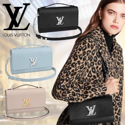 Louis Vuitton LOCKME 2020 SS Casual Style 3WAY Chain Plain Leather Party Style M56136 M56088M56087 