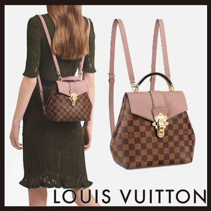 Louis Vuitton DAMIER Casual Style Elegant Style Backpacks N42262 