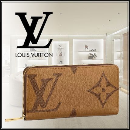 Louis Vuitton ZIPPY WALLET Monogram Leather Folding Wallet Long Wallets 
