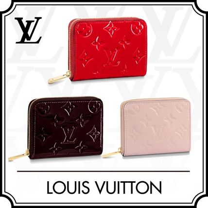 Louis Vuitton 2020 SS Plain Leather Small Wallet Logo Coin Cases M61231 M93607 M90202 