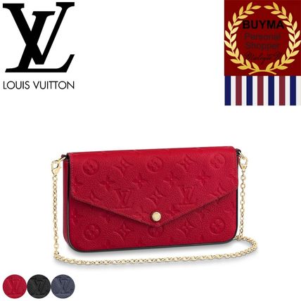 Louis Vuitton MONOGRAM EMPREINTE 2018 19AW Felicie Pochette M63700 M64099 M64064 