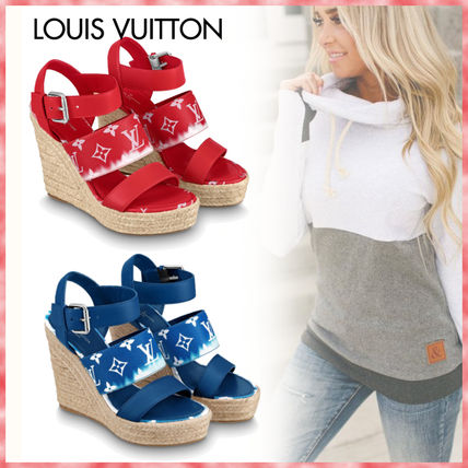 Louis Vuitton 2020 SS Lv Escale Starboard Wedge Sandal 1A7U4E 1A7U3Z 