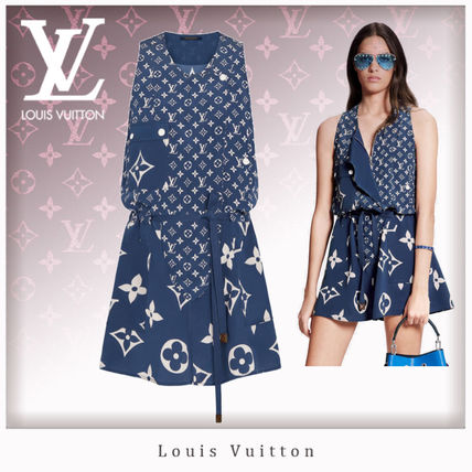 Louis Vuitton 2020 SS Lv Escale Sleeveless Dress 1A7SEQ 1A7SEP 1A7SEO 1A7SEN 1A7SEM 1A7SEL 