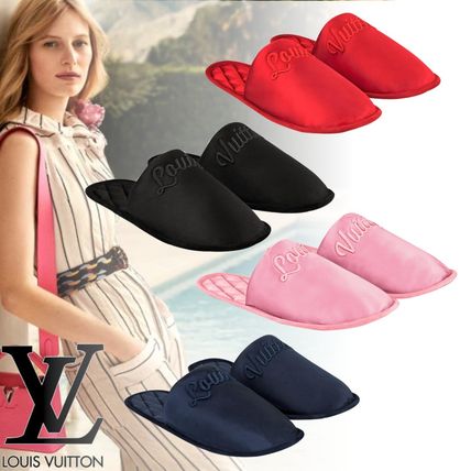 Louis Vuitton 2020 SS Unisex Plain Slippers Logo Shoes 1A4MC5 1A4MCD 1A4MC1 1A4MC9 