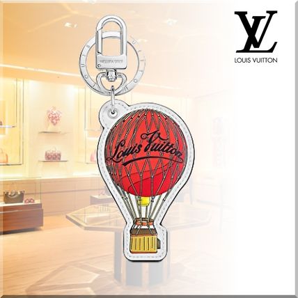 Louis Vuitton Damier Graphite Map Illustre Balloon Bag CharmKey Holder M68668 