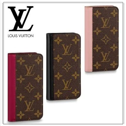 Louis Vuitton MONOGRAM 2020 SS Monogram Unisex Leather iPhone X iPhone XS Logo 