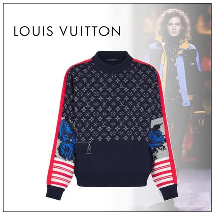 Louis Vuitton 2020 21AW Monogram Wool Cashmere Long Sleeves Cashmere 1A83IR 