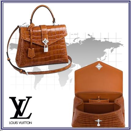 Louis Vuitton 2020 SS Crocodile 2WAY Plain Elegant Style Logo Handbags 