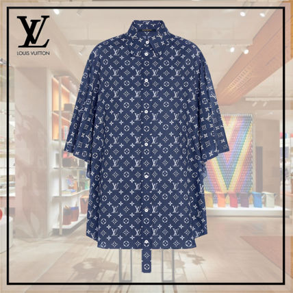 Louis Vuitton Monogram Cotton Short Sleeves Logo Tunics 1A7SJS 