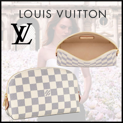 Louis Vuitton DAMIER AZUR 2020 SS Cosmetic Pouch N60024 