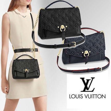Louis Vuitton MONOGRAM EMPREINTE Casual Style Party Style Elegant Style Logo Shoulder Bags 