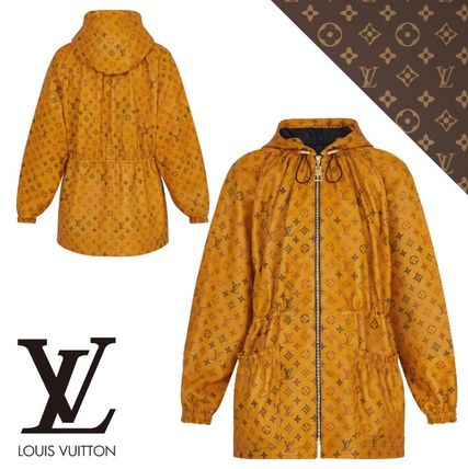 Louis Vuitton 2019 20AW Tattoo Monogram Leather Parka With Hood 1A82VU 
