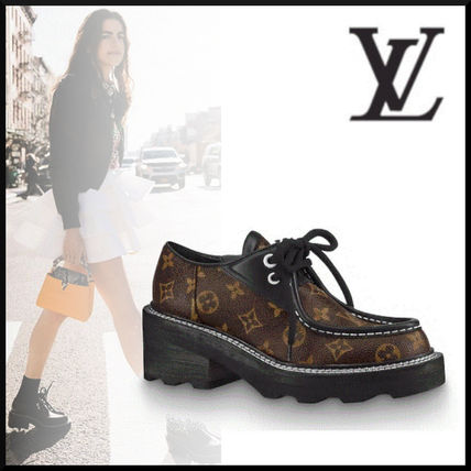 Louis Vuitton MONOGRAM 2019 20AW Monogram Platform Rubber Sole Casual Style Party Style 1A5SRZ 