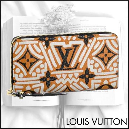 Louis Vuitton 2020 21AW Monogram Canvas Long Wallet Logo Metallic Long Wallets M69437 