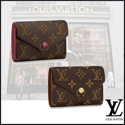 Louis Vuitton PORTEFEUILLE VICTORINE Monogram Canvas Folding Wallet Folding Wallets M41938 M62472 