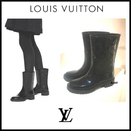 Louis Vuitton MONOGRAM 2020 SS Monogram Plain Logo Rain Boots Boots