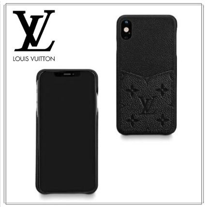 Louis Vuitton MONOGRAM EMPREINTE 2020 SS Monogram Unisex Plain Leather iPhone XS Max Logo 