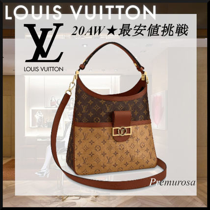 Louis Vuitton MONOGRAM 2020 21AW Monogram Casual Style 2WAY Plain Leather Elegant Style M45195 