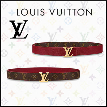 Louis Vuitton MONOGRAM 2019 20AW Lv Initiales 30Mm Reversible Belt M0218U 