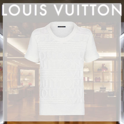 Louis Vuitton 2020 21AW Crew Neck Wool Nylon Street Style Plain Medium Short Sleeves