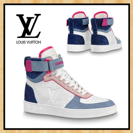 Louis Vuitton MONOGRAM 2020 SS Monogram Plain Toe Casual Style Unisex Leather Logo 1A7RNE 1A7RND 