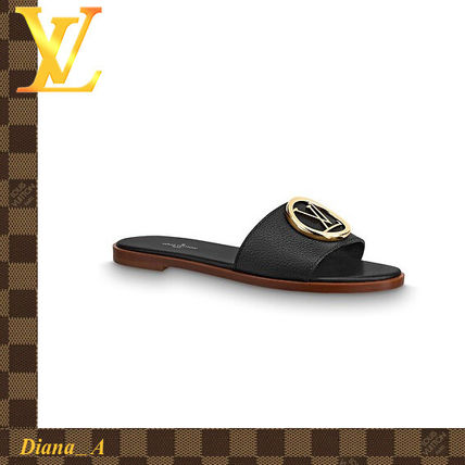 Louis Vuitton Leather Elegant Style Sandals 