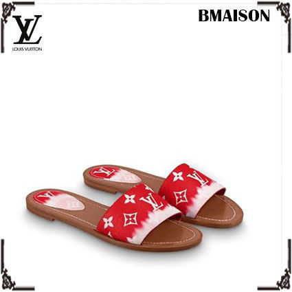 Louis Vuitton 2020 SS Lv Escale Lock It Flat Mule 1A7TNC 