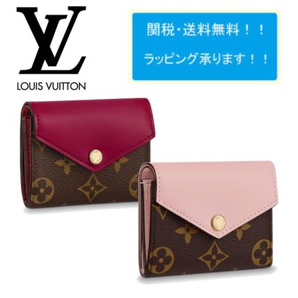 Louis Vuitton MONOGRAM 2018 SS Monogram Small Wallet Folding Wallets 
