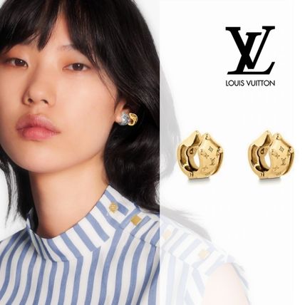 Louis Vuitton 2020 SS Nanogram Clip Earrings M68954 