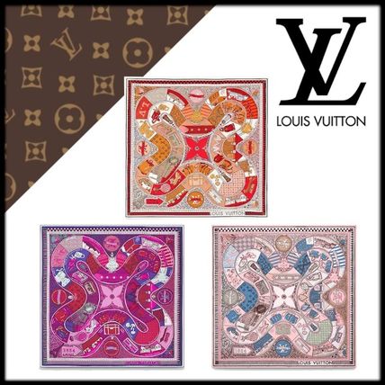 Louis Vuitton 2020 21AW Monogram Silk Party Style Elegant Style M76181 M70781M70783 