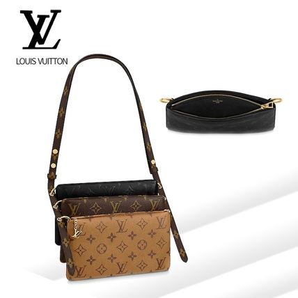 Louis Vuitton 2020 SS Monogram Unisex Street Style Plain Leather Logo M45412 