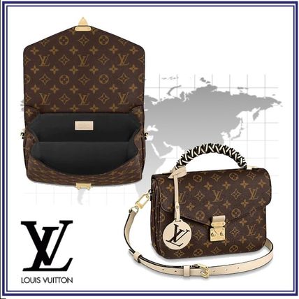 Louis Vuitton 2020 SS Monogram 2WAY Leather Elegant Style Logo Handbags 
