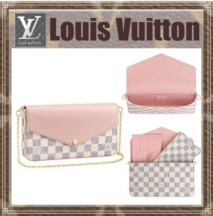 Louis Vuitton DAMIER AZUR 2020 SS Casual Style 2WAY Chain Party Style Office Style N60235 