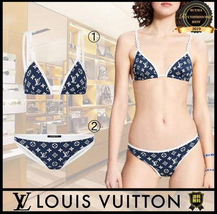 Louis Vuitton 2020 SS Monogram Lace Up Swimwear 